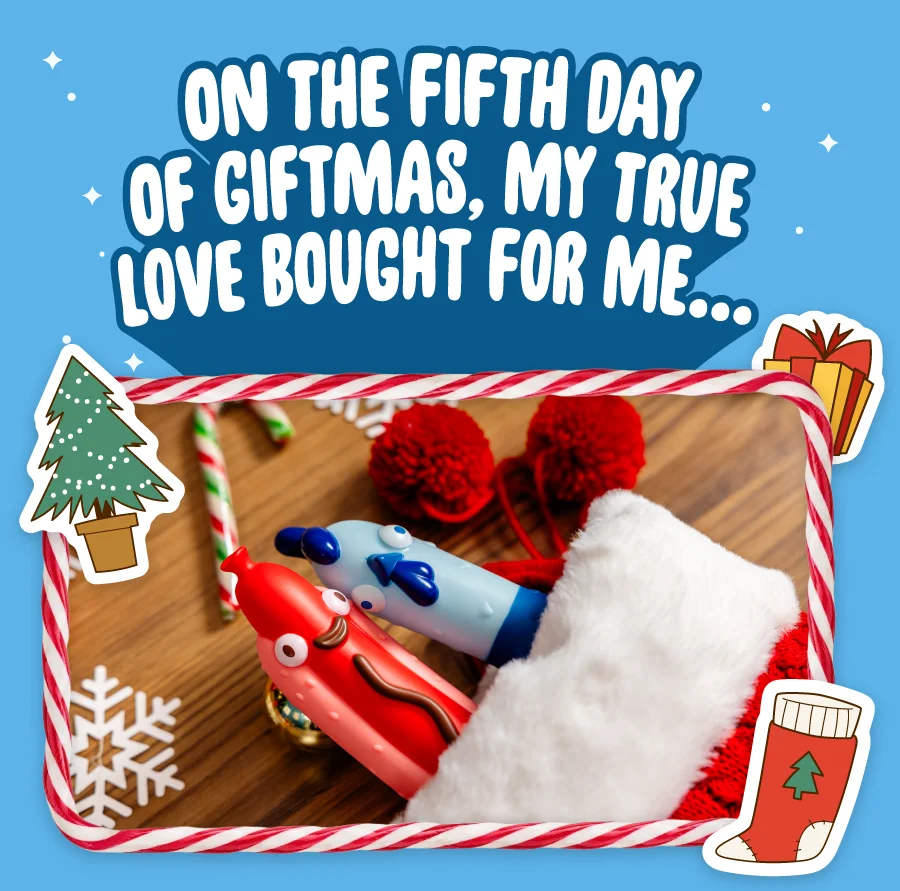 On the fifth day of giftmas, my true love bought for me...