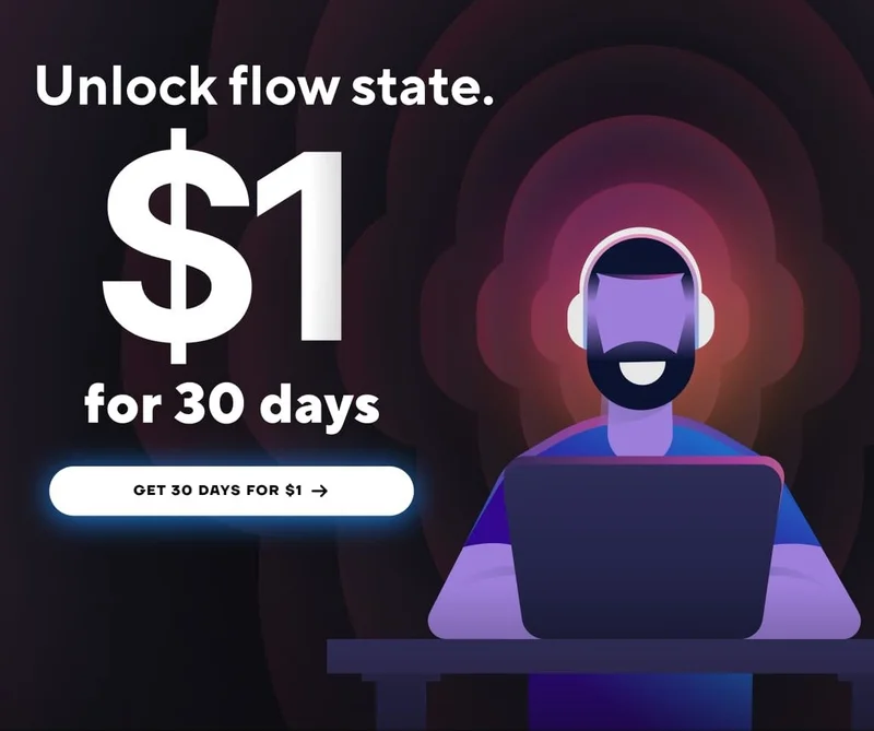 $1/month