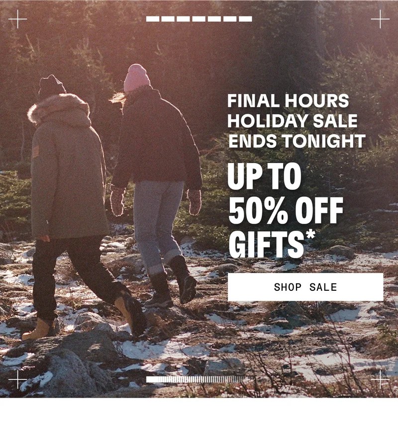 Final Hours Holiday Sale Ends Tonight! Up To 50% Off Gifts*