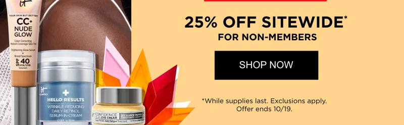 25% OFF SITEWIDE