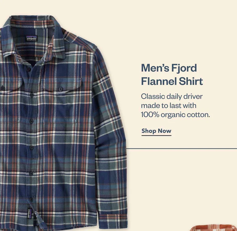 Men’s Fjord Flannel Shirt. A classic daily driver made to last with 100% organic cotton.