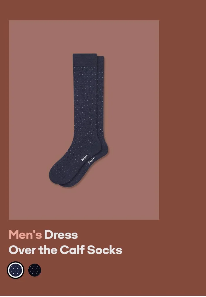Men's Dress Over the Calf Socks