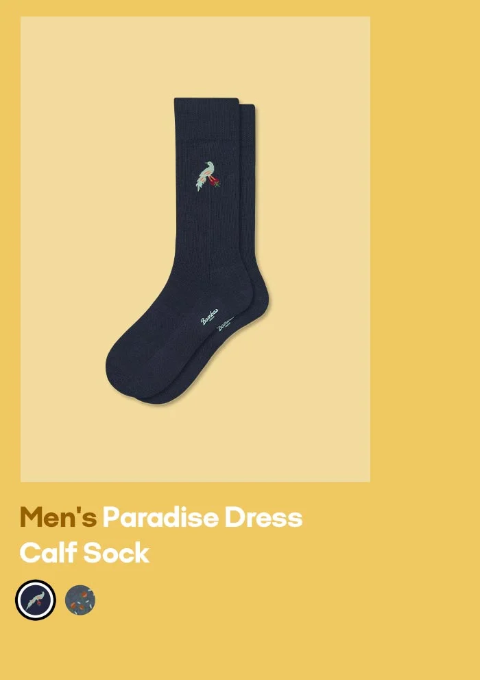 Men's Paradise Dress Calf Sock