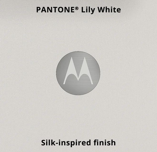 PANTONE(R) Lily White - Silk-inspired finish