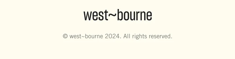 west~bourne 2024. All rights reserved.