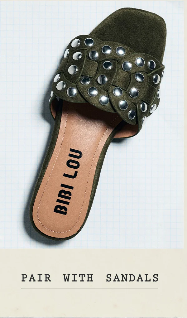 pair with sandals