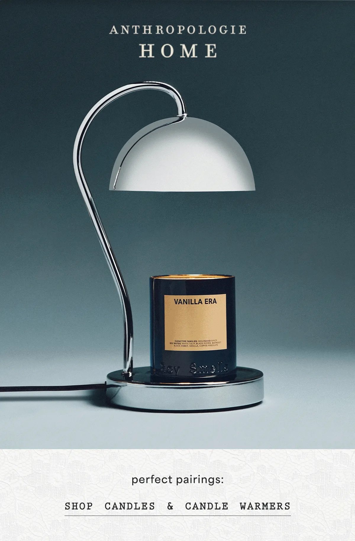 anthropologie home, perfect pairings: shop the candles and candle warmers