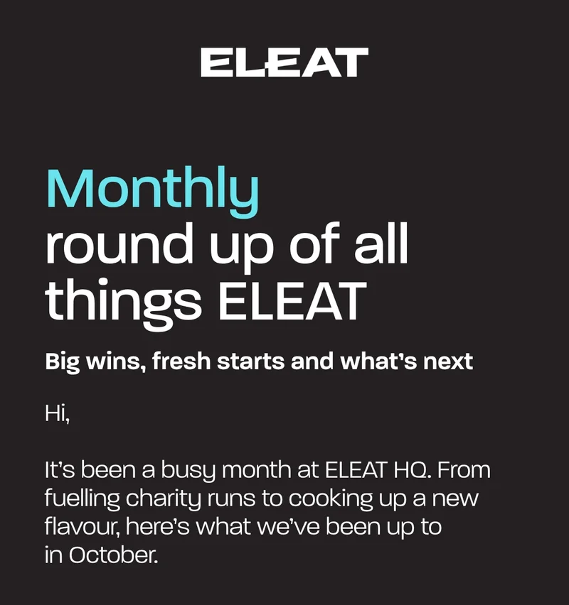 Monthly round up of all things ELEAT