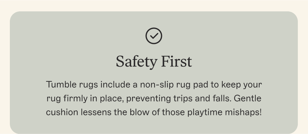 Safety First