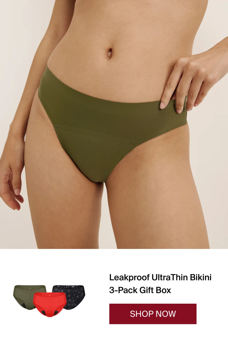 Leakproof UltraThin Bikini 3-pack Gift Box. Shop Now