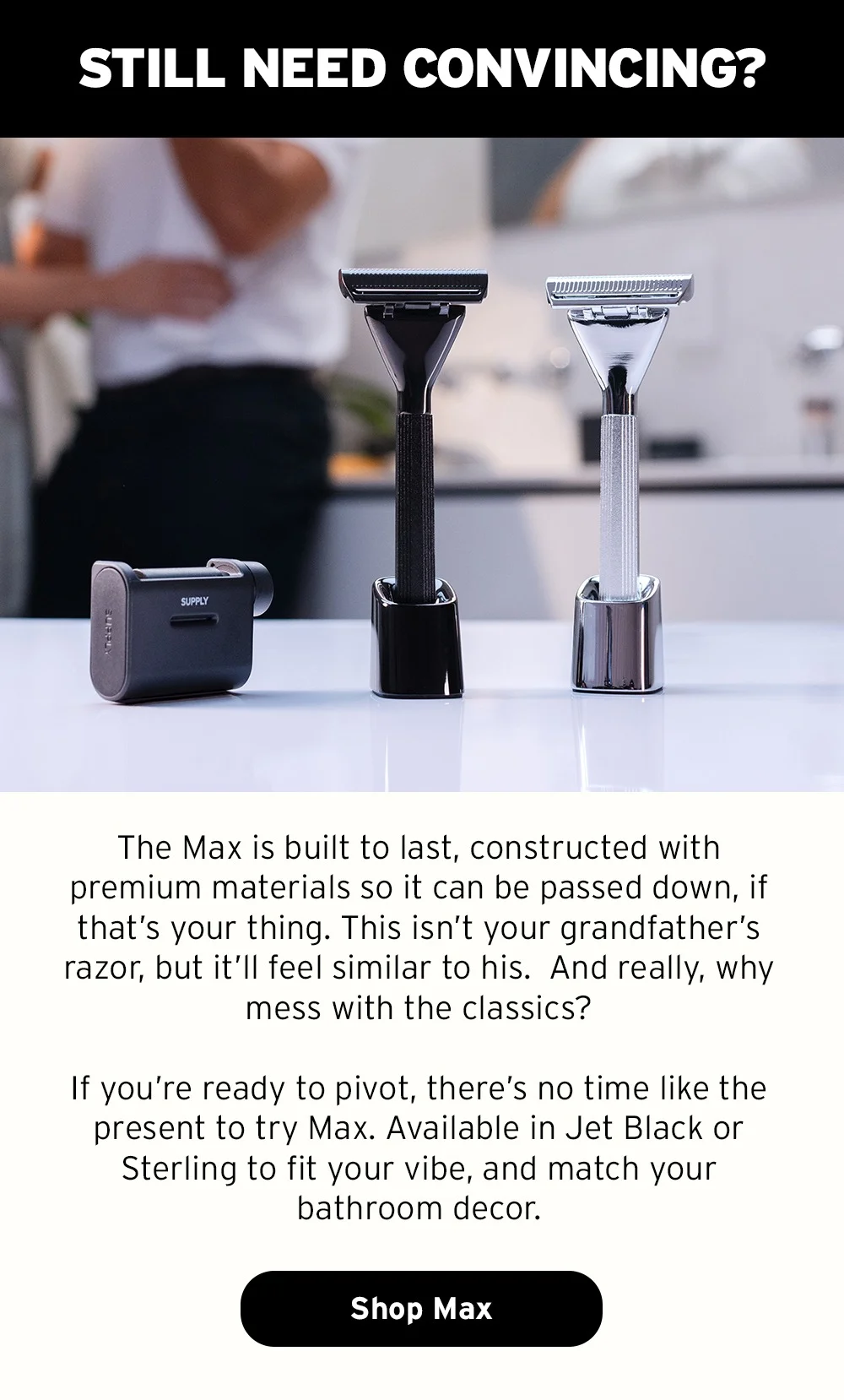 Introducing the single edge max