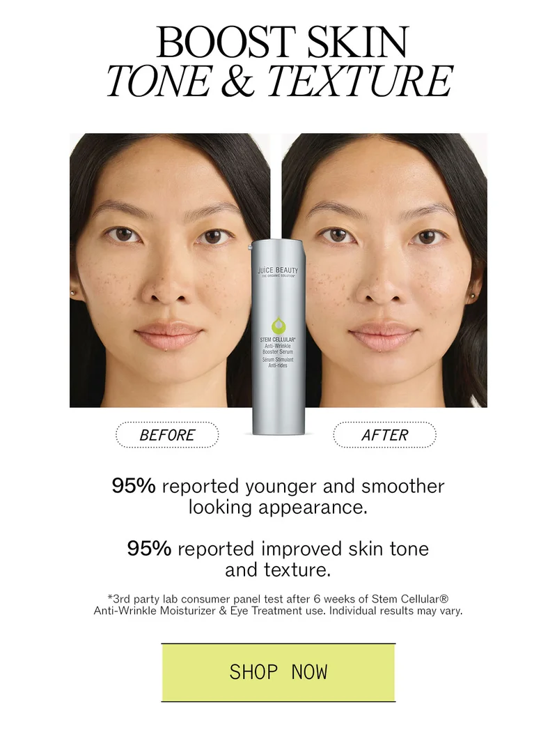 Boost Skin Tone & Texture