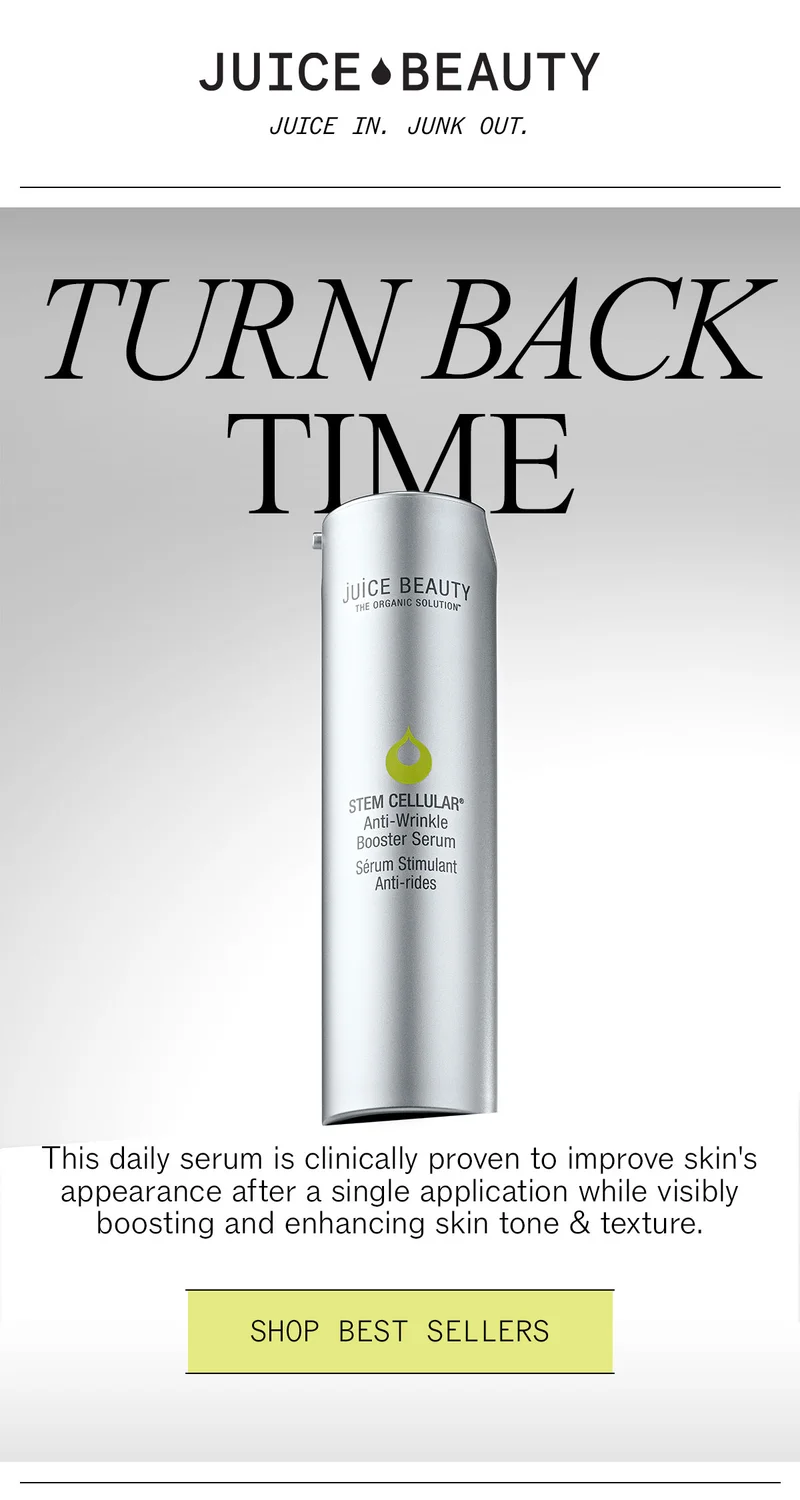 Turn Back Time with Anti-Wrinkle Booster Serum