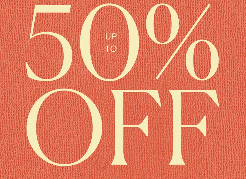 Up to 50% Off