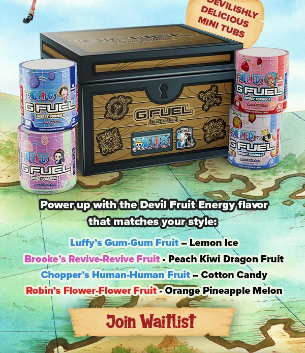 Power up with the Devil Fruit Energy Flavor