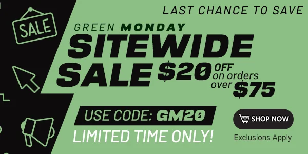 SITEWIDE SALE $20 OFF on orders of $75+ Use code: discount code
