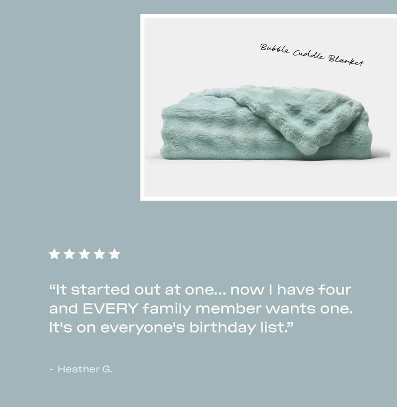 Bubble Cuddle Blanket - Shop Now
