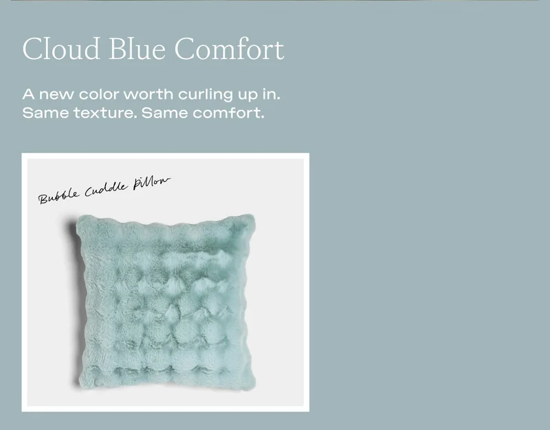 Bubble Cuddle Pillow - Shop Now