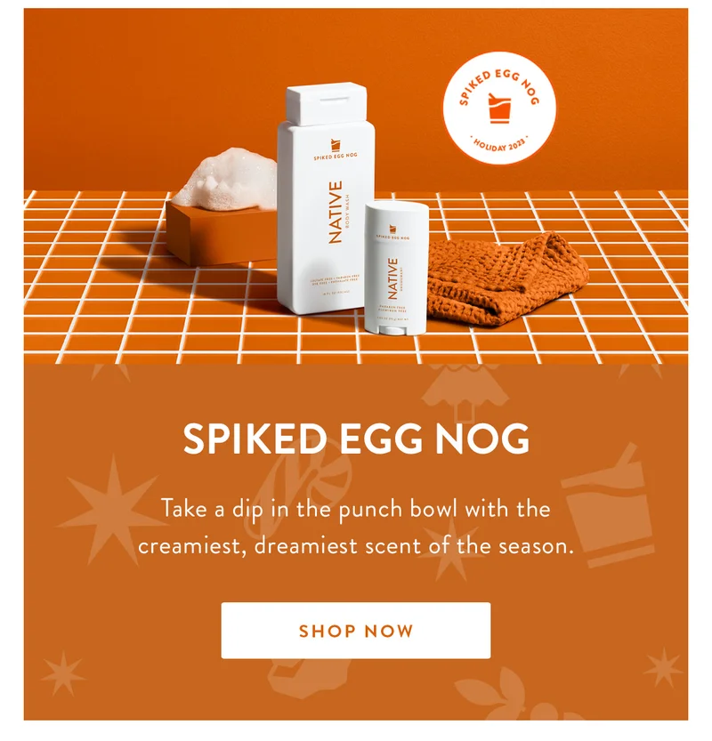 Spiked Egg Nog | Take a dip in the punch bowl with the creamiest, dreamiest scent of the season. | SHOP NOW