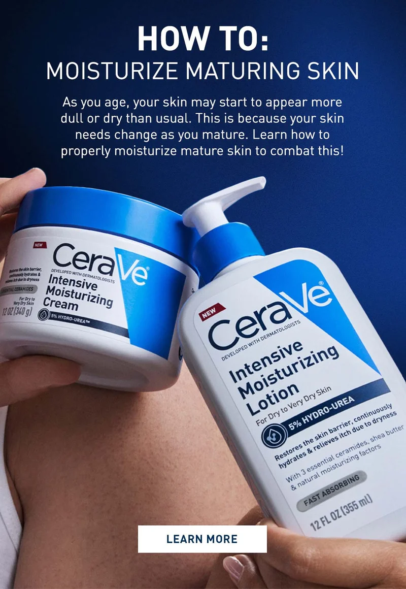 Moisturize Maturing Skin