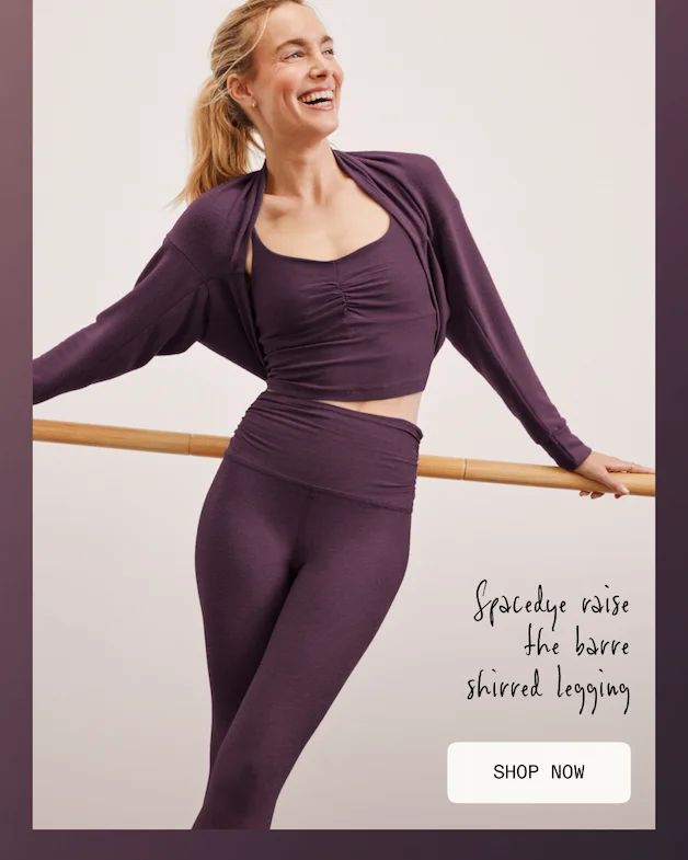 Spacedye Raise The Barre Shirred Legging