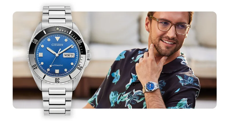 Man wearing Sport Automatic NH7530-52M