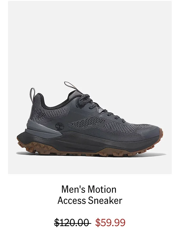 Men's Motion Access Sneaker. $59.99