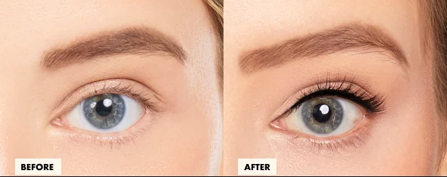 AIRY LASHIES before and after