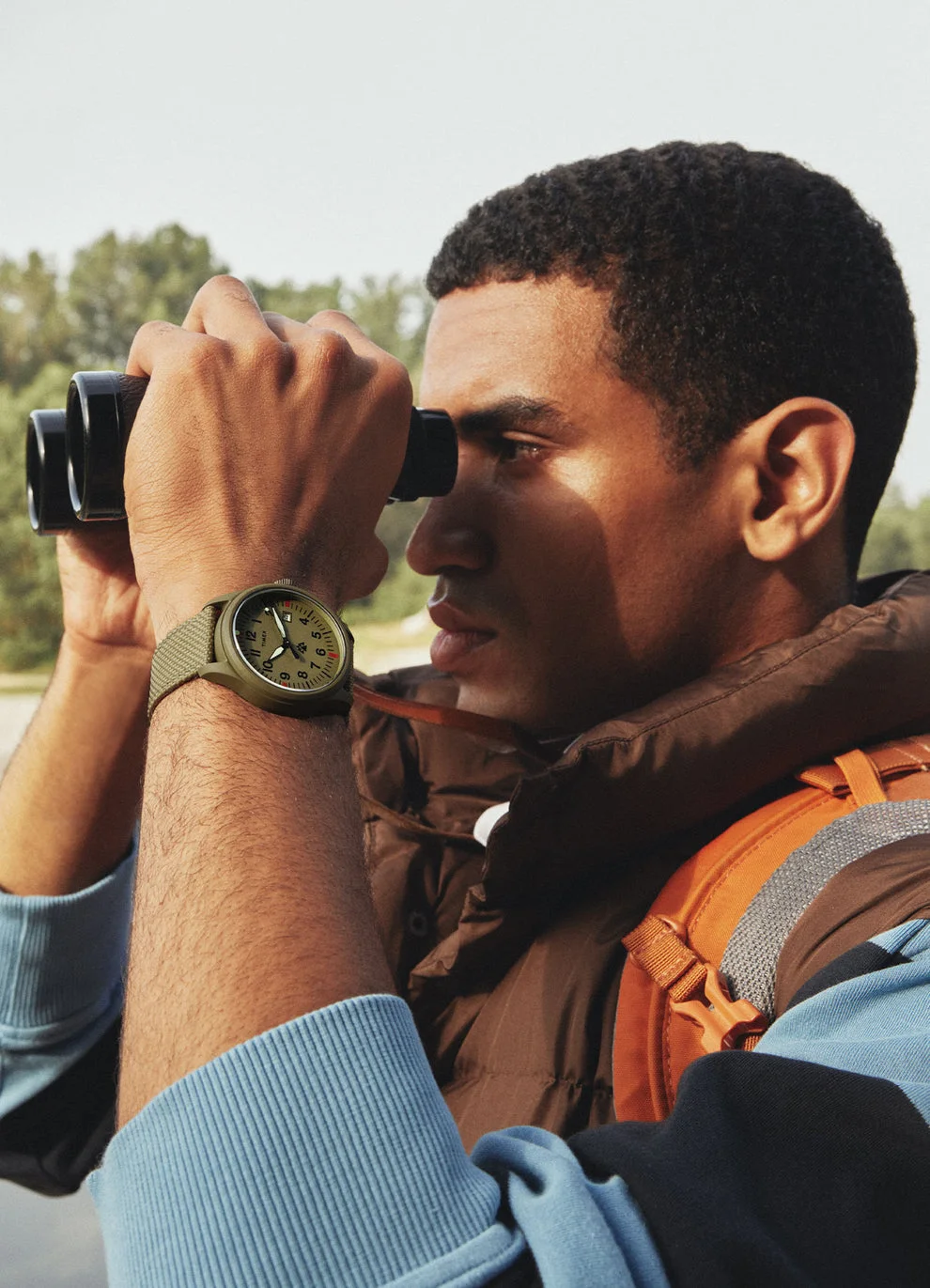 Expedition Traprock 43mm Eco-Friendly Fabric Strap Watch