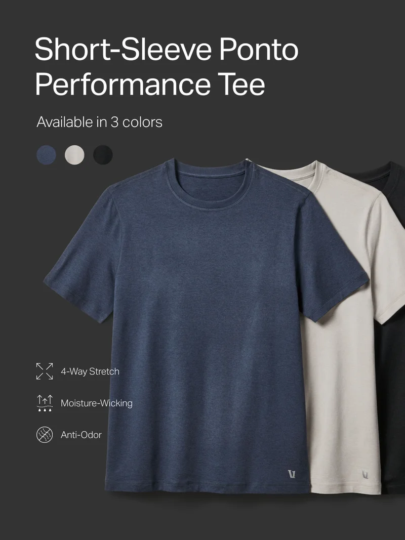 Short-Sleeve Ponto Performance Tee