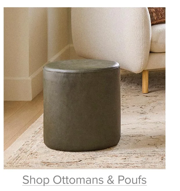 Shop Ottomans and Poufs