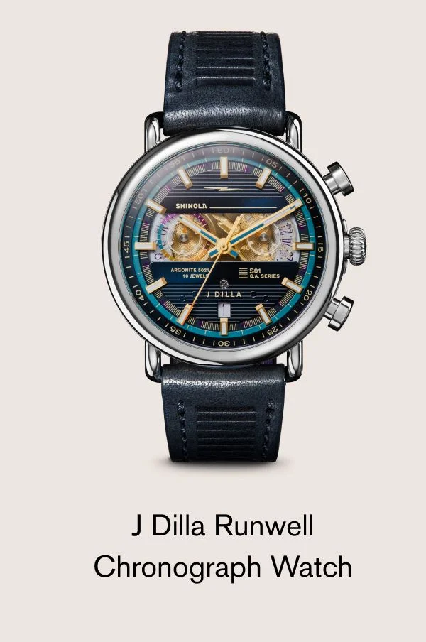 J Dilla Runwell Chronograph Watch