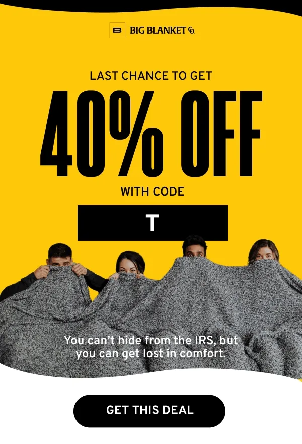 40% off sitewide with code TAXDAY