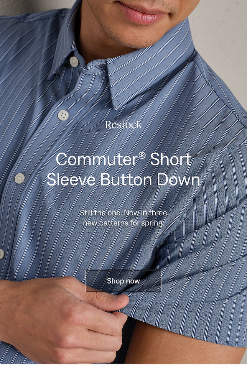 Restock: Commuter® Short Sleeve Button Down. Shop now
