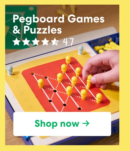 Pegboard Games & Puzzles