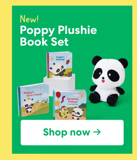New! Poppy Plushie Book Set