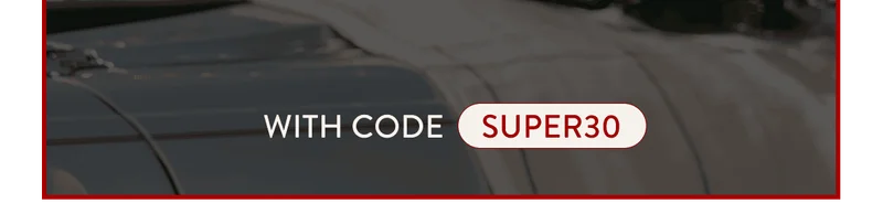 30% off with code: discount code