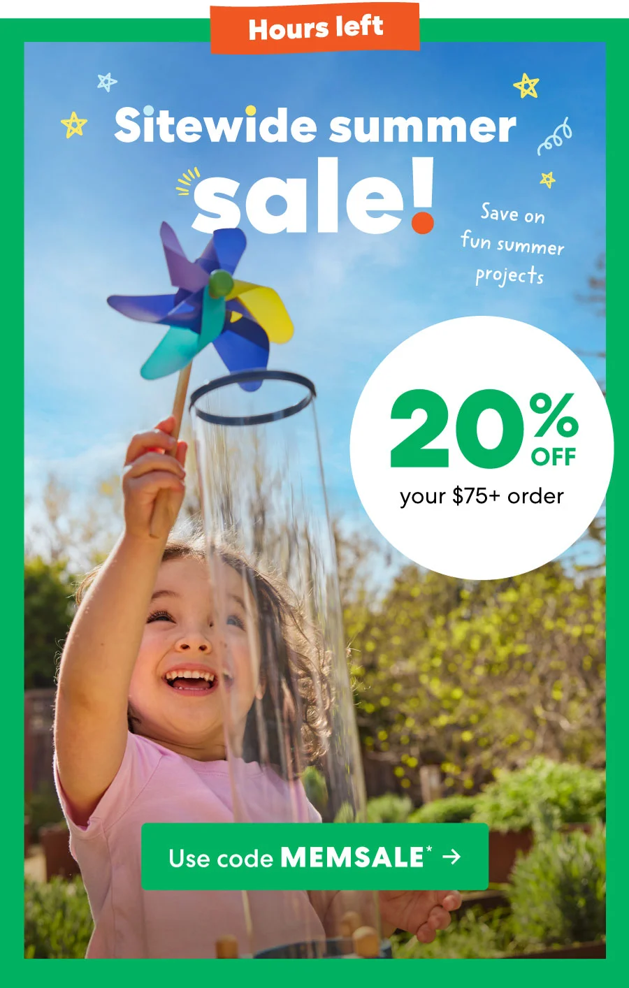 Sitewide summer sale!