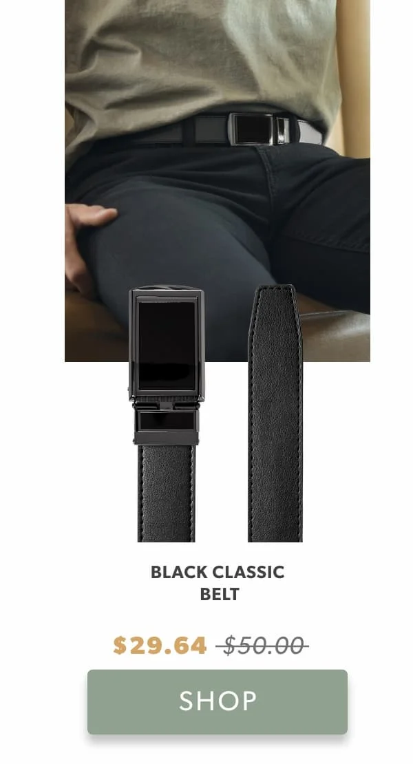 Black Classic Belt
