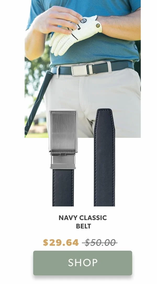Navy Classic Belt