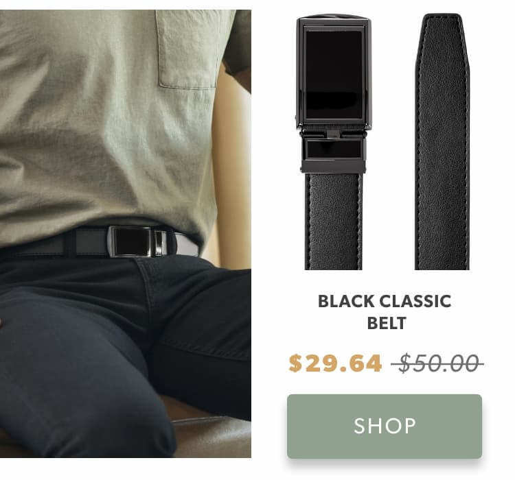 Black Classic Belt