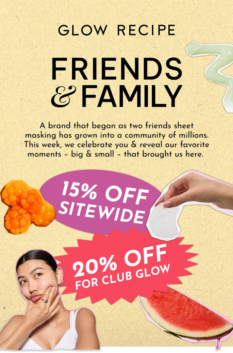 Friends & Family Sale - Up to 20% off Sitewide