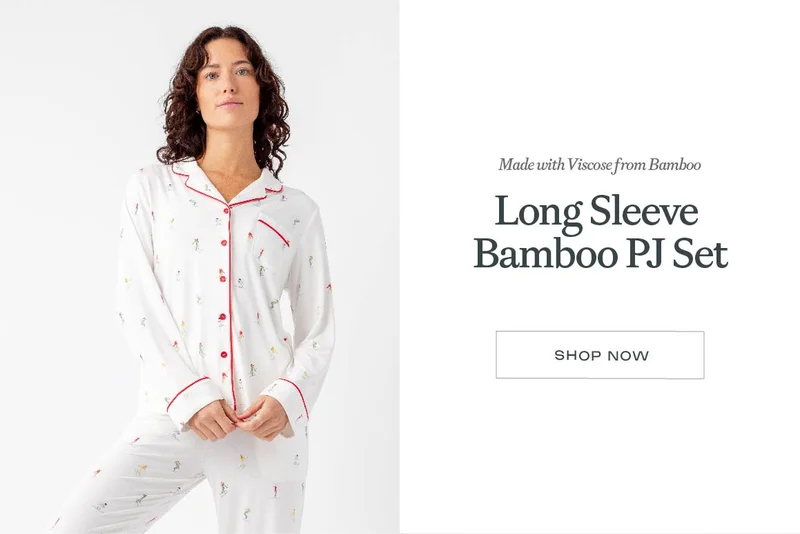Long Sleeve Bamboo PJ Set - Shop Now Long Sleeve Bamboo PJ Set - Shop Now
