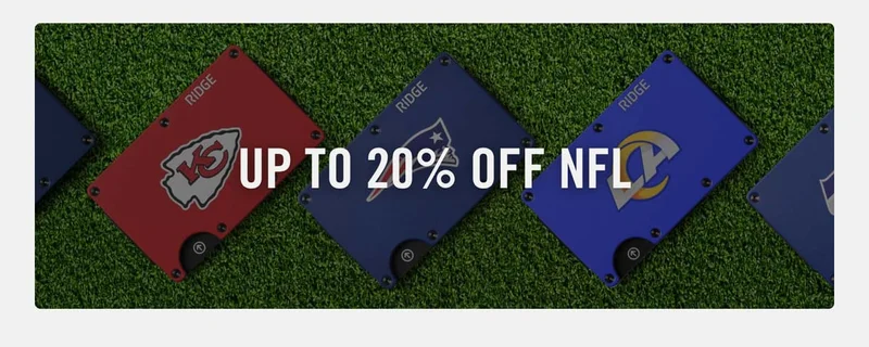 Up to 20% Off NFL