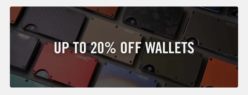 Up to 20% Off Wallets