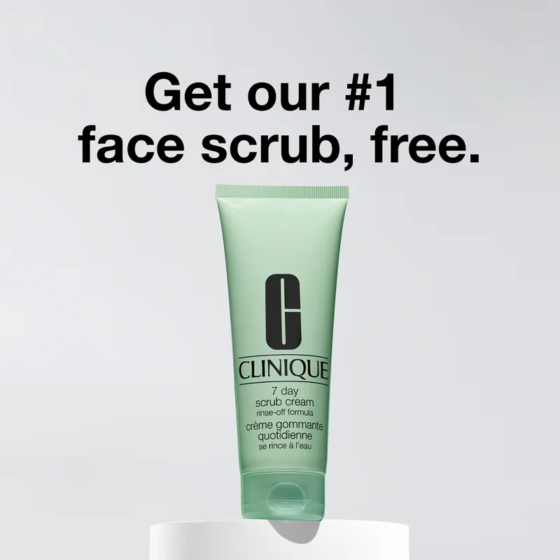 Get our #1 face scrub, free.