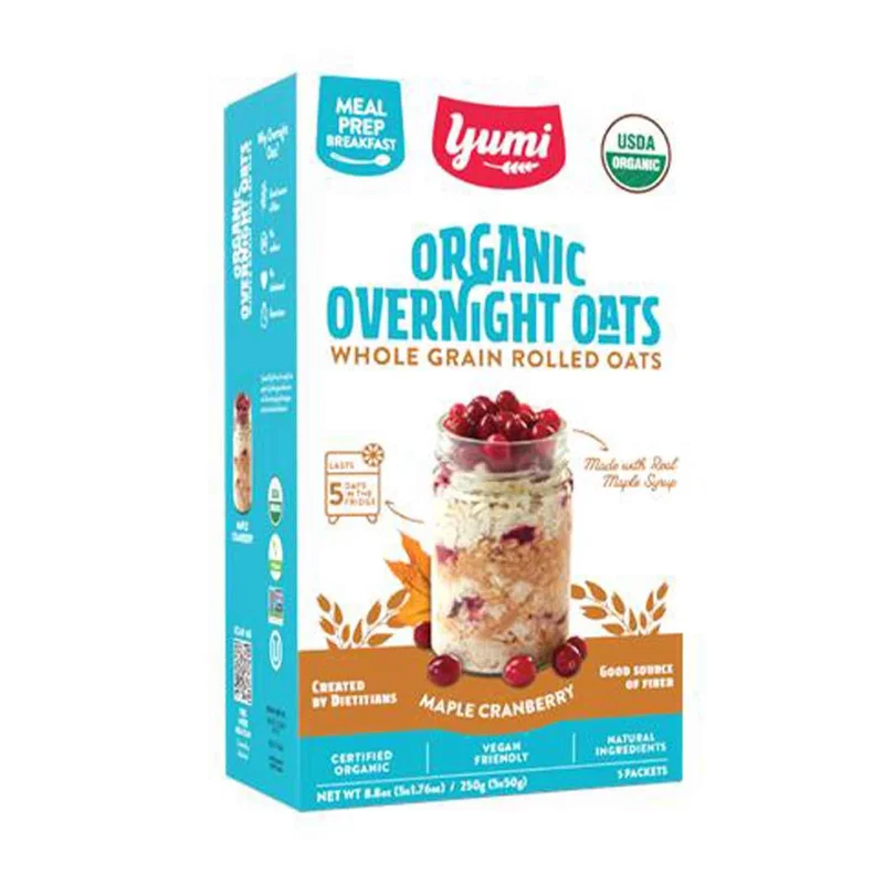Overnight Oats, Maple Cranberry, 8.8 Oz