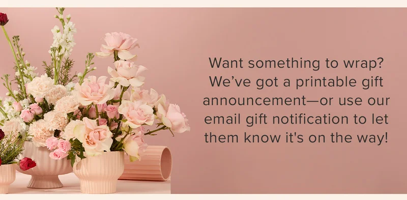Want something to wrap? We've got a printable gift announcement -- or use our email gift notification to let hem know it's on the way! Want something to wrap? We've got a printable gift announcement -- or use our email gift notification to let hem know it's on the way!