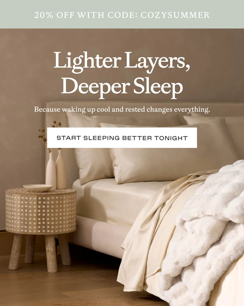 Lighter Layers, Deeper Sleep - Start Sleeping Better Tonight
