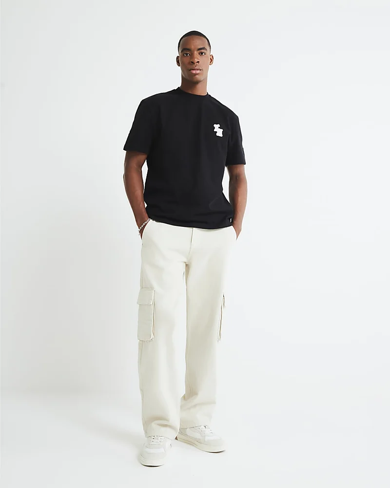 Mens Crean Loose Fit Cargo Jeans